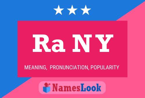 Ra N Y Name Poster