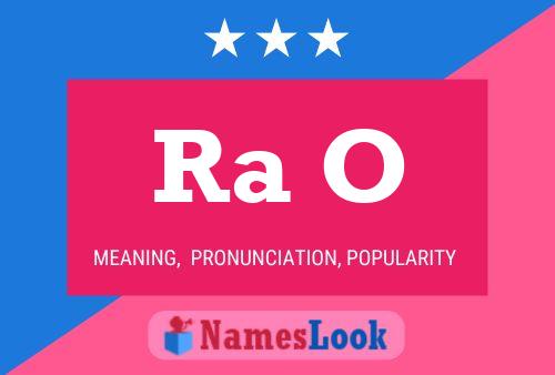 Ra O Name Poster