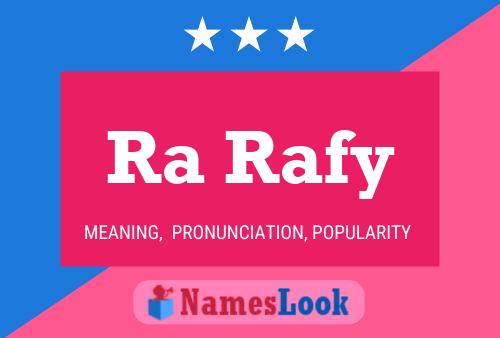 Ra Rafy Name Poster