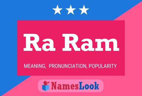 Ra Ram Name Poster