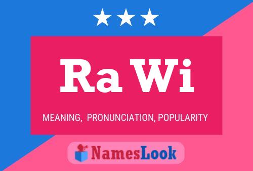 Ra Wi Name Poster