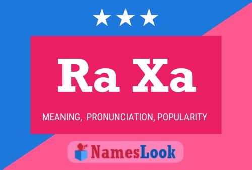 Ra Xa Name Poster