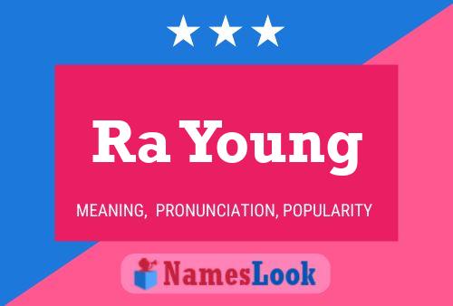 Ra Young Name Poster