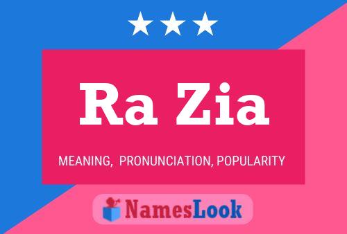 Ra Zia Name Poster