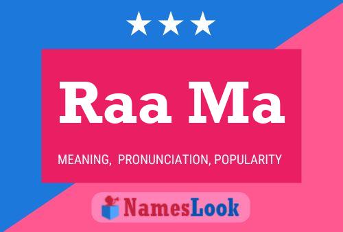 Raa Ma Name Poster