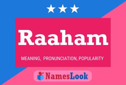 Raaham Name Poster