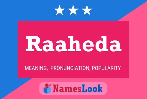 Raaheda Name Poster