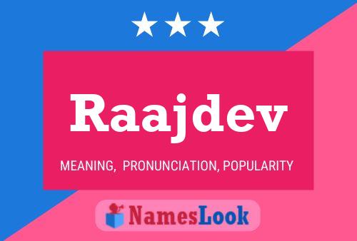 Raajdev Name Poster