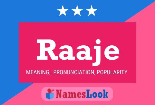 Raaje Name Poster