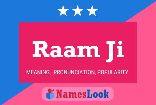 Raam Ji Name Poster