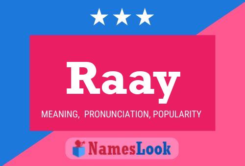 Raay Name Poster