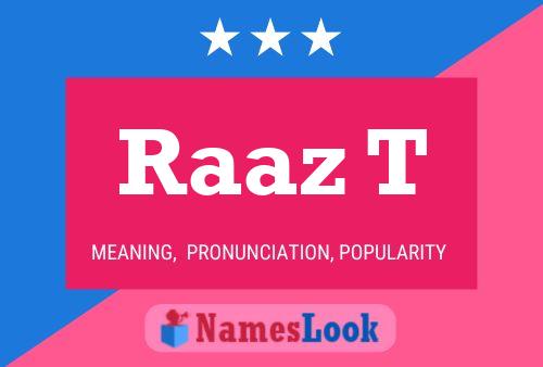 Raaz T Name Poster