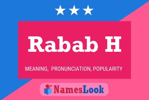 Rabab H Name Poster