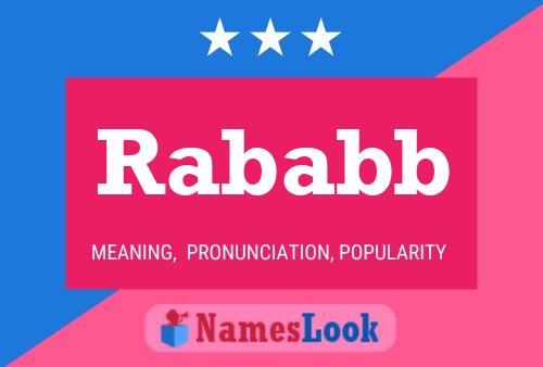 Rababb Name Poster