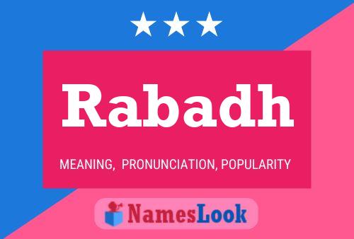 Rabadh Name Poster