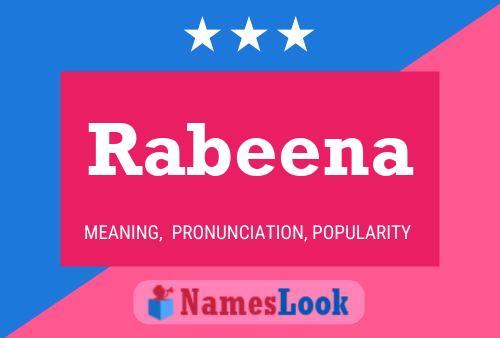 Rabeena Name Poster