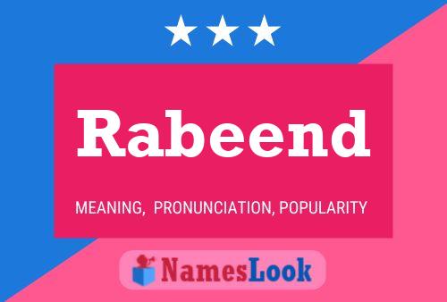 Rabeend Name Poster