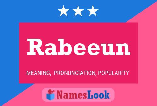 Rabeeun Name Poster