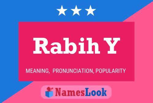 Rabih Y Name Poster