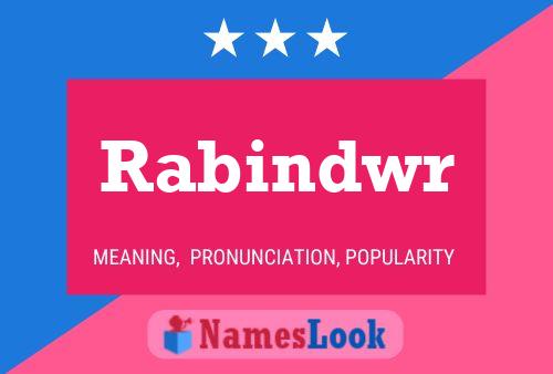 Rabindwr Name Poster