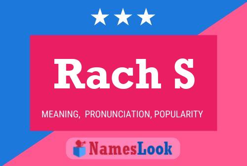 Rach S Name Poster