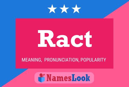 Ract Name Poster