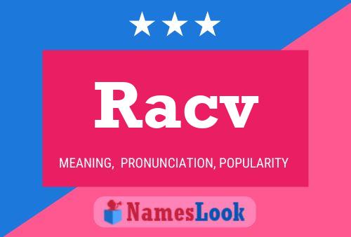 Racv Name Poster