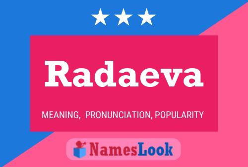 Radaeva Name Poster