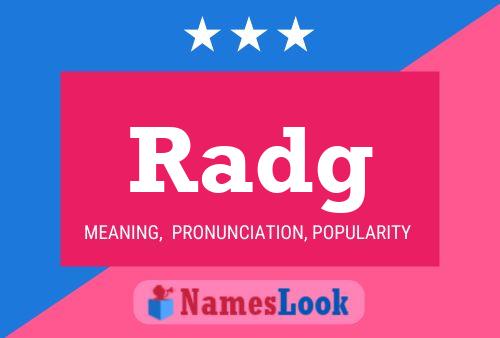 Radg Name Poster