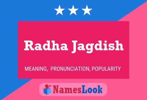 Radha Jagdish Name Poster