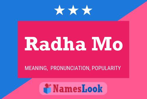 Radha Mo Name Poster