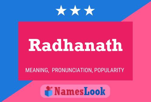 Radhanath Name Poster