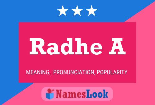 Radhe A Name Poster