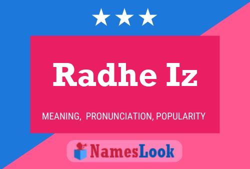 Radhe Iz Name Poster