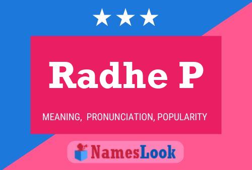 Radhe P Name Poster