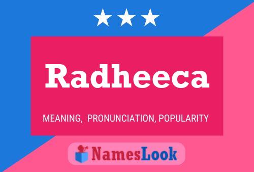 Radheeca Name Poster