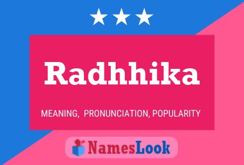 Radhhika Name Poster