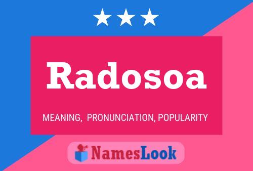 Radosoa Name Poster