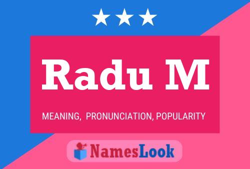 Radu M Name Poster