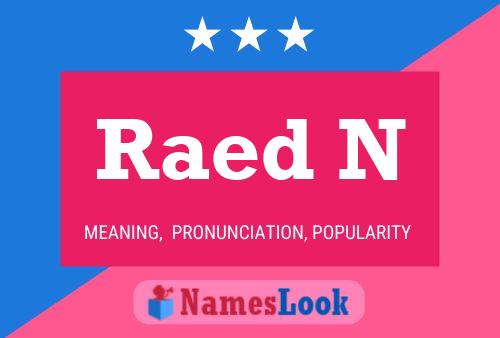 Raed N Name Poster