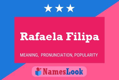 Rafaela Filipa Name Poster