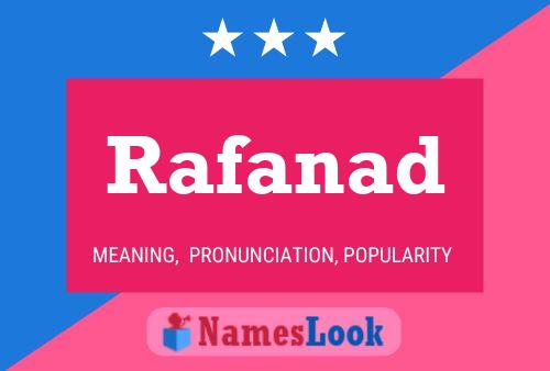 Rafanad Name Poster