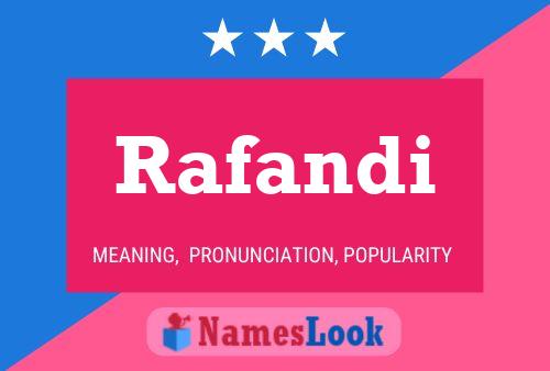 Rafandi Name Poster