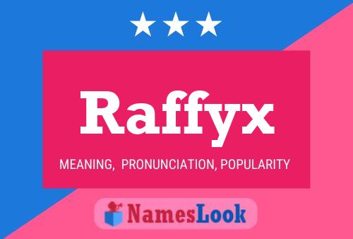 Raffyx Name Poster