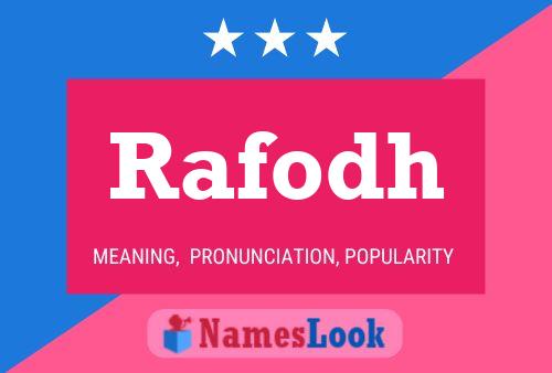 Rafodh Name Poster