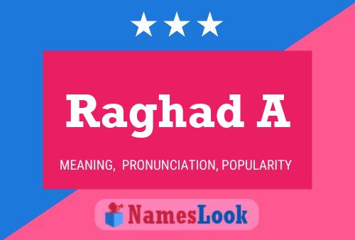 Raghad A Name Poster