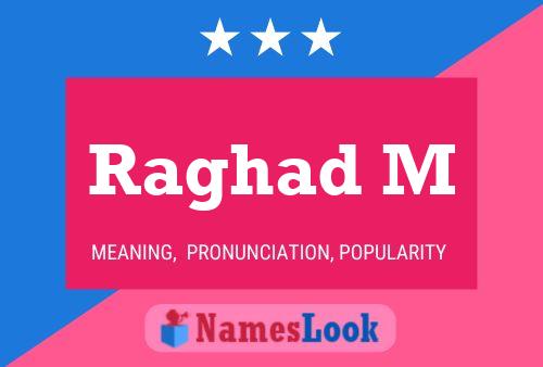 Raghad M Name Poster