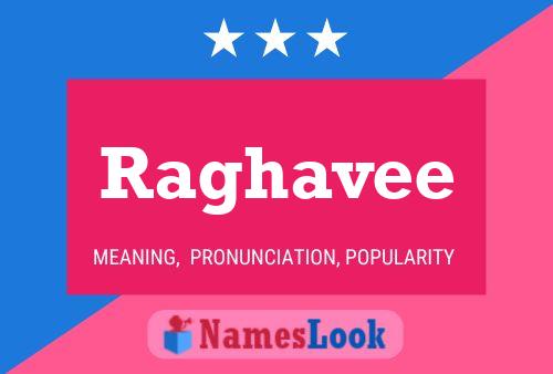 Raghavee Name Poster