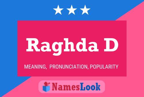 Raghda D Name Poster