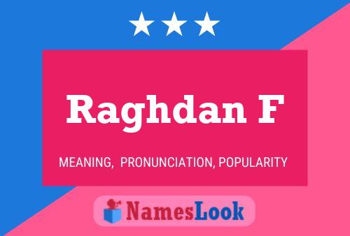 Raghdan F Name Poster